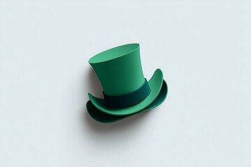Green top hat for st. Patrick's day celebration