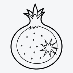 Drone line art White background illustration Generative Ai