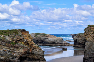 Acantilados de la playa