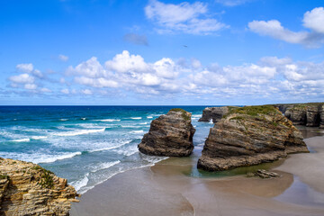 Playa de las catedrales de piedra