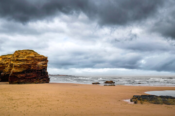 Tormenta en la playa