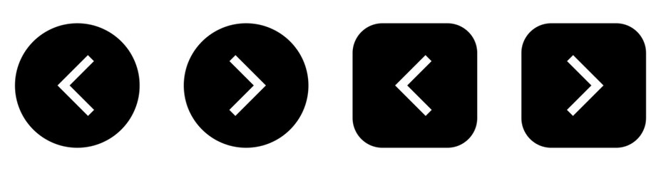 Left, right icon set