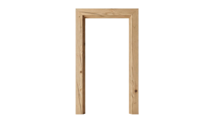 Wooden Door Frame, Rustic Entrance