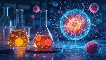 Chemical Reaction in Laboratory Setting