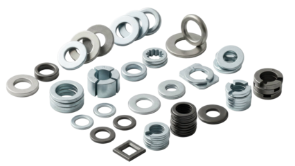 Assorted Washers and Fasteners