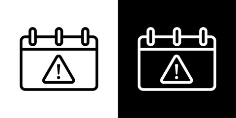 Clock or calendar deadline icon representing due dates, time limits, urgency, and task completion schedules.