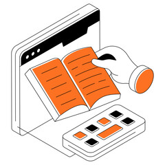 A perfect design illustration of education website