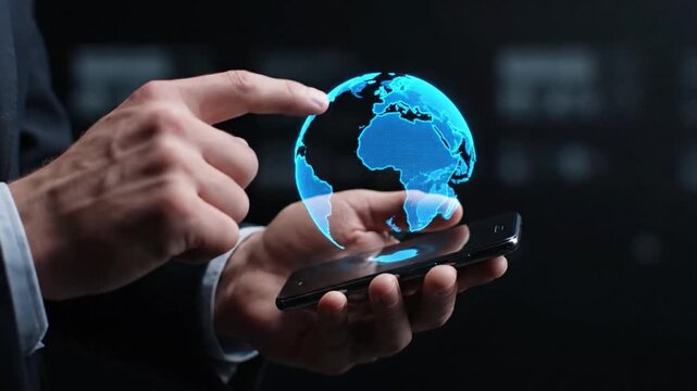 Engaging with technology in a digital world through smartphones and global connectivity
