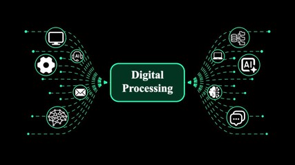 Digital Processing System Diagram with Icons technology– Technology Network	
 - Powered by Adobe