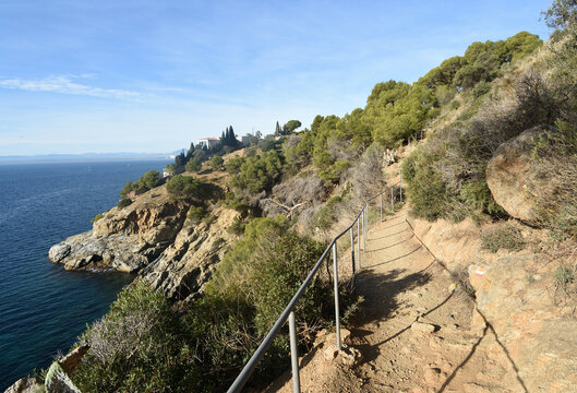 way, ( Cami de Ronda from Punta Falconera to Roses), Costa Brava, Girona province ,Catalonia, Spain
