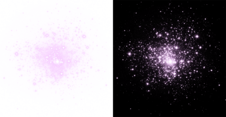 Vibrant shimmering and flashing effects in PNG format.