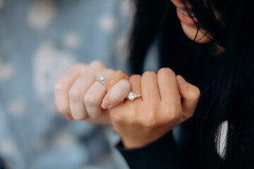 Wedding proposal for a same-sex couple focused on love and commitment