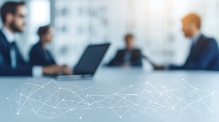 Business meeting teamwork collaboration framework illustrating strategic planning discussion group coordination and collective decision workflow.