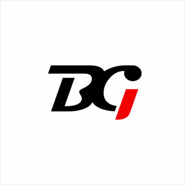 Simple initial letters BGJ logo design.