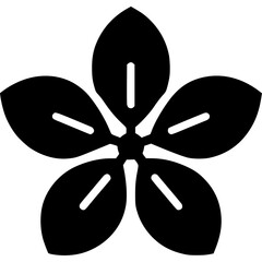 Cherry Blossom Icon Vector © Mubarok