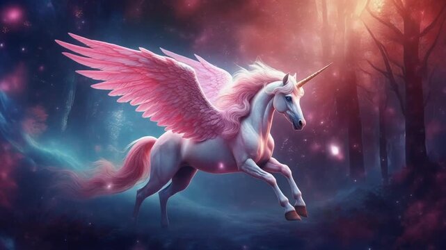 おしゃれピンクユニコーン Pink Unicorn