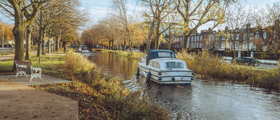 Dublin, Ireland- December 7 2025 "Late autumn in in capital of Ireland, Dublin"