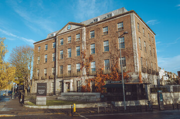 Dublin, Ireland- December 7 2025 "Late autumn in in capital of Ireland, Dublin"