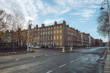 Dublin, Ireland- December 7 2025 "Late autumn in in capital of Ireland, Dublin"
