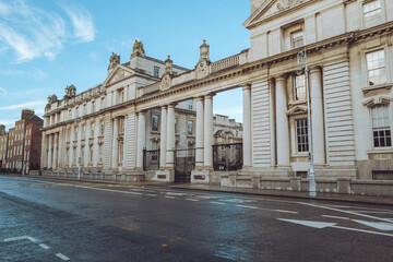 Fototapeta premium Dublin, Ireland- December 7 2025 