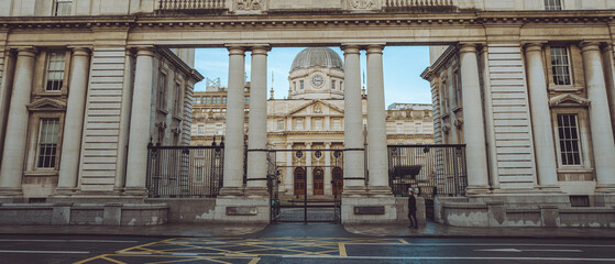 Dublin, Ireland- December 7 2025 "Late autumn in in capital of Ireland, Dublin"