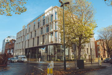 Dublin, Ireland- December 7 2025 "Late autumn in in capital of Ireland, Dublin"