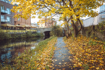 Dublin, Ireland- December 7 2025 "Late autumn in in capital of Ireland, Dublin"