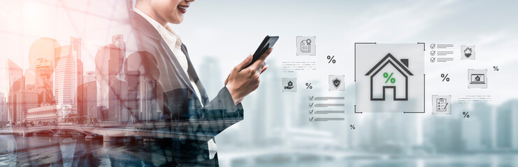 The process of home ownership in the real estate market. This includes mortgage rates, property tax, contracts, and compliance checks for a successful property investment. Fermion