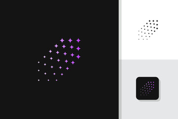 stars icon logo design illustration vector template