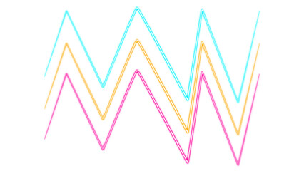 Colorful gradient line light effect abstract glow design for modern digital backgrounds and creative concepts, isolated transparent background, editable vector artwork ai illustration file,