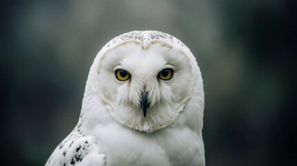 Obraz premium Snowy Owl Close-Up Portrait