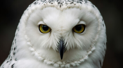 Obraz premium Snowy Owl Close-Up Portrait