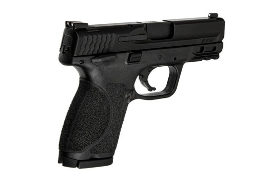 Classic Semi-Automatic Pistol Side View