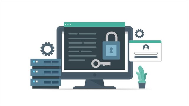 Cyber Security System Protecting Digital Data