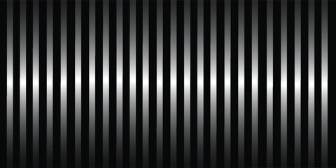 Obraz premium Abstract background with shimmering vertical silver and black stripes creating a modern metallic texture.