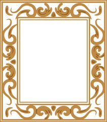 Frame Ornate Rectangle Border