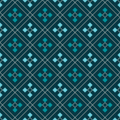 Minimalist Geometric Square Line Seamless Ornament Pattern Background Design