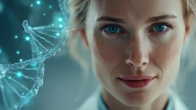 Scientific discovery concept for medical research, biotechnology innovation, and advanced laboratory studies. Image used in healthcare branding, pharmaceutical communication and future science - Powered by Adobe