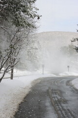rural road in the blizzard 3