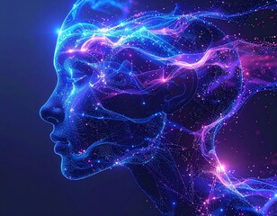 Modern AI Technology Illustration for Business