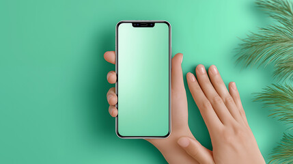 スマートフォンを操作する手元のイメージ