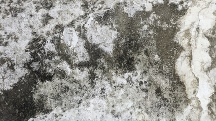 Gritty Grunge Abstract Wall Texture Background with Mold and Weathered Concrete Surface Detail.
