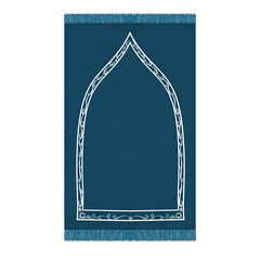 Minimal Islamic Prayer Mat with Mihrab Arch Pattern for Ramadan Background