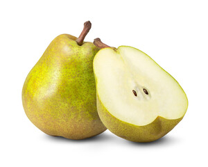 半分にカットされたラ・フランス