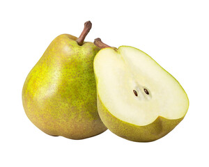 半分にカットされたラ・フランス