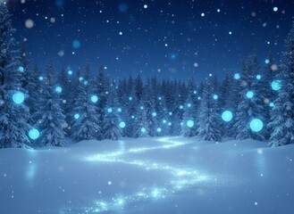 Obraz premium Enchanted Winter Forest