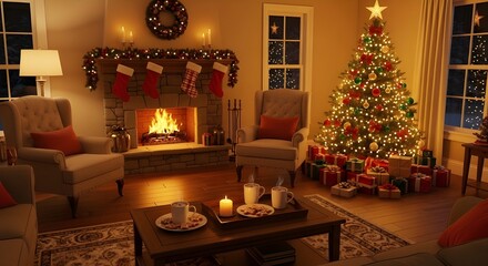 Would you like another variation focusing more on the lighting or the specific decorations?