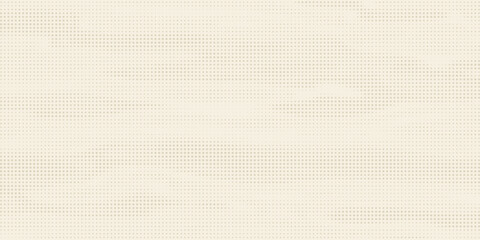 Fototapeta premium Retro beige halftone paper texture. Vintage craft ecru wallpaper with speckles, flecks, particles. Light cream grunge grain overlay background. Dirty dotted and specked canvas backdrop. Vector