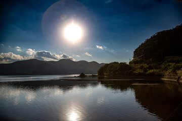 奄美大島。穏やかな入江の朝。