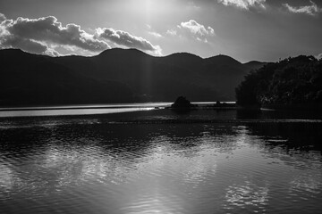 奄美大島。穏やかな入江の朝。